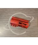 AR15 DISTRESSED RED Cerakote 4" Clamp on MLOK Handguard ( AR15 Rail )