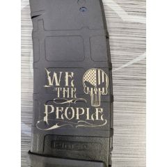AR-15 BLACK WE THE PEOPLE - PUNFLAG - 30 ROUND MAGPUL PMAG