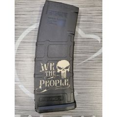AR-15 BLACK WE THE PEOPLE PUN 30 ROUND MAGPUL PMAG