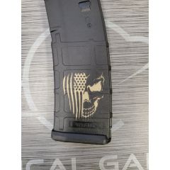AR-15 BLACK FLAG SKULL 30 ROUND MAGPUL PMAG