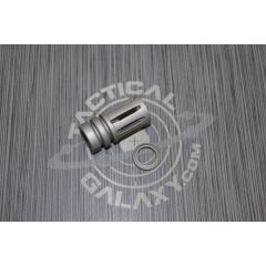 1/2 x 28 AR15 SAVAGE STAINLESS CERAKOTE A2 FLASH HIDER