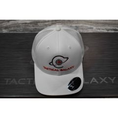 TACTICAL GALAXY WHITE TRUCKER HAT
