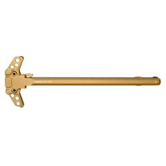 AR-10 LR308 GOLD ANODIZE Ambidextrous Charging Handle ( hole punched handle )
