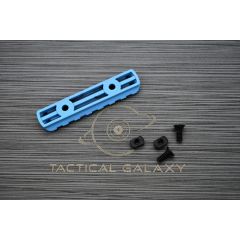AR-15 BLUE RASPBERRY CERAKOTE 3 1/4" 7 SLOT MLOK RAIL SECTION