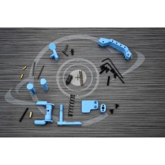 AR-15 BLUE RASPBERRY CERAKOTE EHANCED 6 PIECE LPK ( lower parts kit )