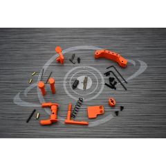 AR-15 HUNTER ORANGE CERAKOTE EHANCED 6 PIECE LPK ( lower parts kit )