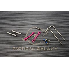 AR15 / AR10 ANODIZE PINK ANODIZED ANTI WALK HAMMER TRIGGER PINS