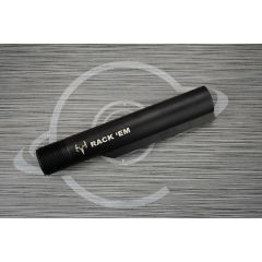 AR15 BLACK ENGRAVED MIL-SPEC BUFFER TUBE -DEER SKULL