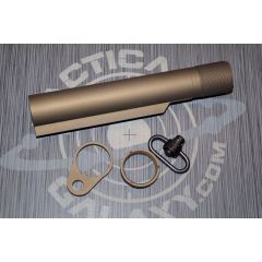 AR15 BURNT BRONZE CERAKOTE 3 PC REAR KIT