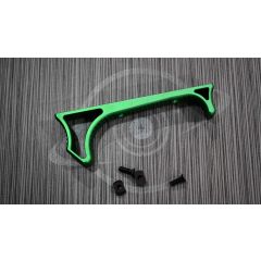 AR15 EMERALD GREEN ALUMINUM Curved Fore Grip M-lok