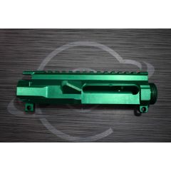 AR15 EMERALD GREEN ANODIZE STRIPPED BILLET UPPER RECEIVER