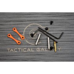 AR15 HUNTER ORANGE CERAKOTE ANTI WALK TRIGGER PINS