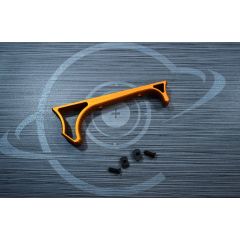 AR15 ORANGE ANODIZE ALUMINUM Curved Fore Grip M-lok