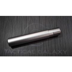 AR15 SILVER anodize PISTOL LENGTH BUFFER TUBE