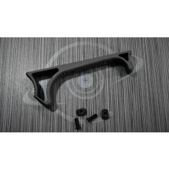 AR15 SNIPER GREY CERAKOTE ALUMINUM Curved Fore Grip M-lok