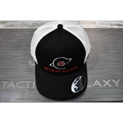 TACTICAL GALAXY BLACK and WHITE TRUCKER HAT