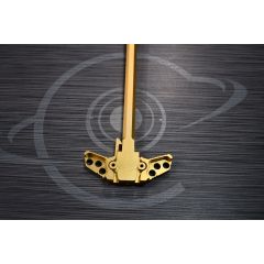 AR-15 GOLD ANODIZE Ambidextrous Charging Handle ( hole punched handle )