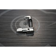 AR15 SILVER ANODIZE G3 AMBIDEXTROUS COMPLETE MAGAZINE ASSEMBLY ( MAG RELEASE ) 