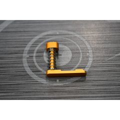 AR15 gold ANODIZED COMPLETE MAGAZINE ASSEMBLY ( MAG RELEASE )