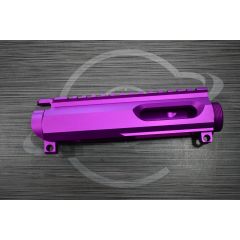 AR15 9MM DEDICATED STRIPPED BILLET UPPER RECEIVER BLOOD MOON  PURPLE ANODIZED