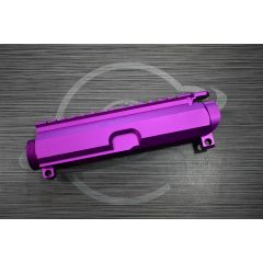 AR15 9MM DEDICATED STRIPPED BILLET UPPER RECEIVER BLOOD MOON  PURPLE ANODIZED