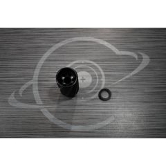 AR9 BLACK KNURLED Linear Comp Compensator Muzzle Brake 1/2-36 