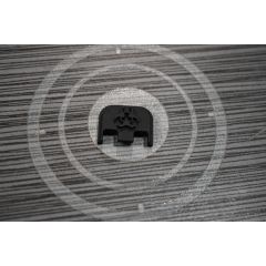 FITS GLOCK BLACK ALUMINUM 3d embossed SLIDE END PLATE  - BIOHAZARD