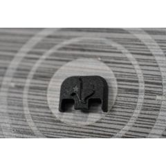 FITS GLOCK BLACK ALUMINUM 3d embossed SLIDE END PLATE  - Texas