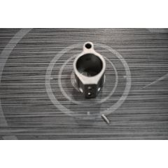 ar15 silver .750 low pro ribbed gas block