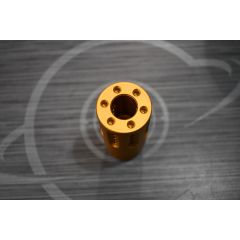 AR15 GOLD ANODIZE SLIP OVER BARREL MUZZLE BRAKE