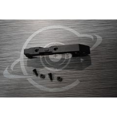 AR15 BLACK dual mount forgrip - works on MLOK and KEYMOD