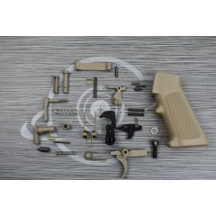 FDE Cerakote OEM complete mil-spec lower part kit with pistol grip ( LPK ) (flat dark earth )