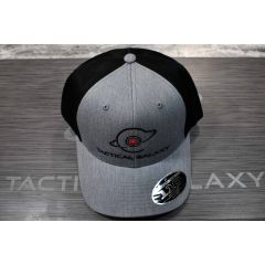 TACTICAL GALAXY GREY AND BLACK TRUCKER HAT