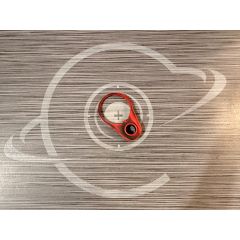 AR15 DISTRESSED RED CERAKOTE END PLATE WITH QD SWIVEL SOCKET