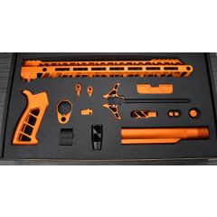 ORANGE ANODIZED TIMBER CREEK COMPLETE ENFORCER KIT